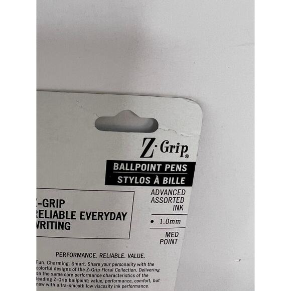 Zebra Z-Grip Ballpoint Pen Medium Point Assorted Ink Barrel 2 Pack -NIP! - Picture 4 of 4